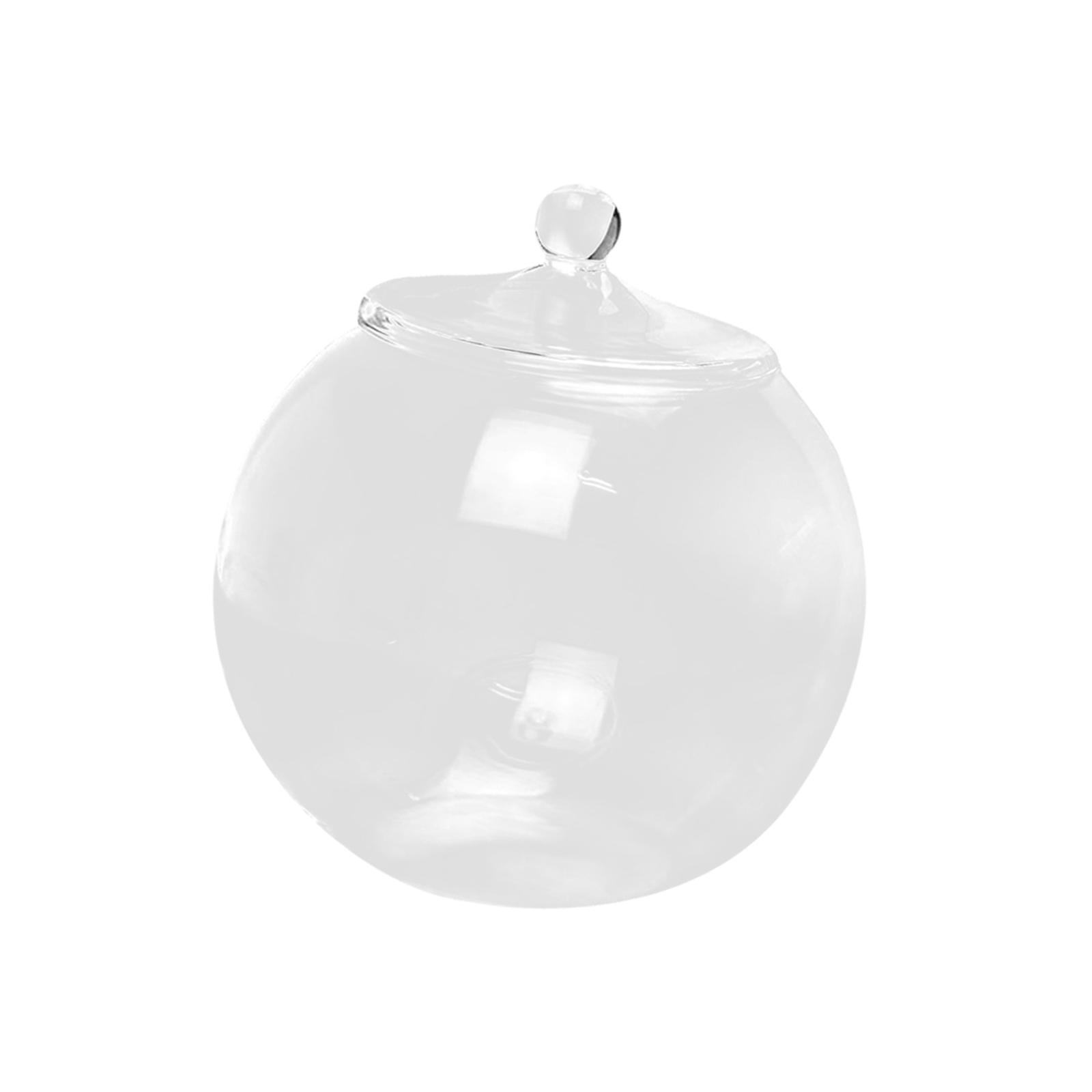 Glass Terrarium, Glass Plant Container, Sealed Storage Jar, Centerpiece Planter Jar Micro Landscape Bottle for Candy Coffee kitchen Nuts