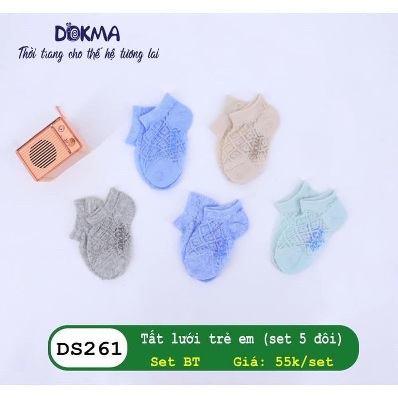 Set 5 đôi tất lưới Dokma(0-12M)