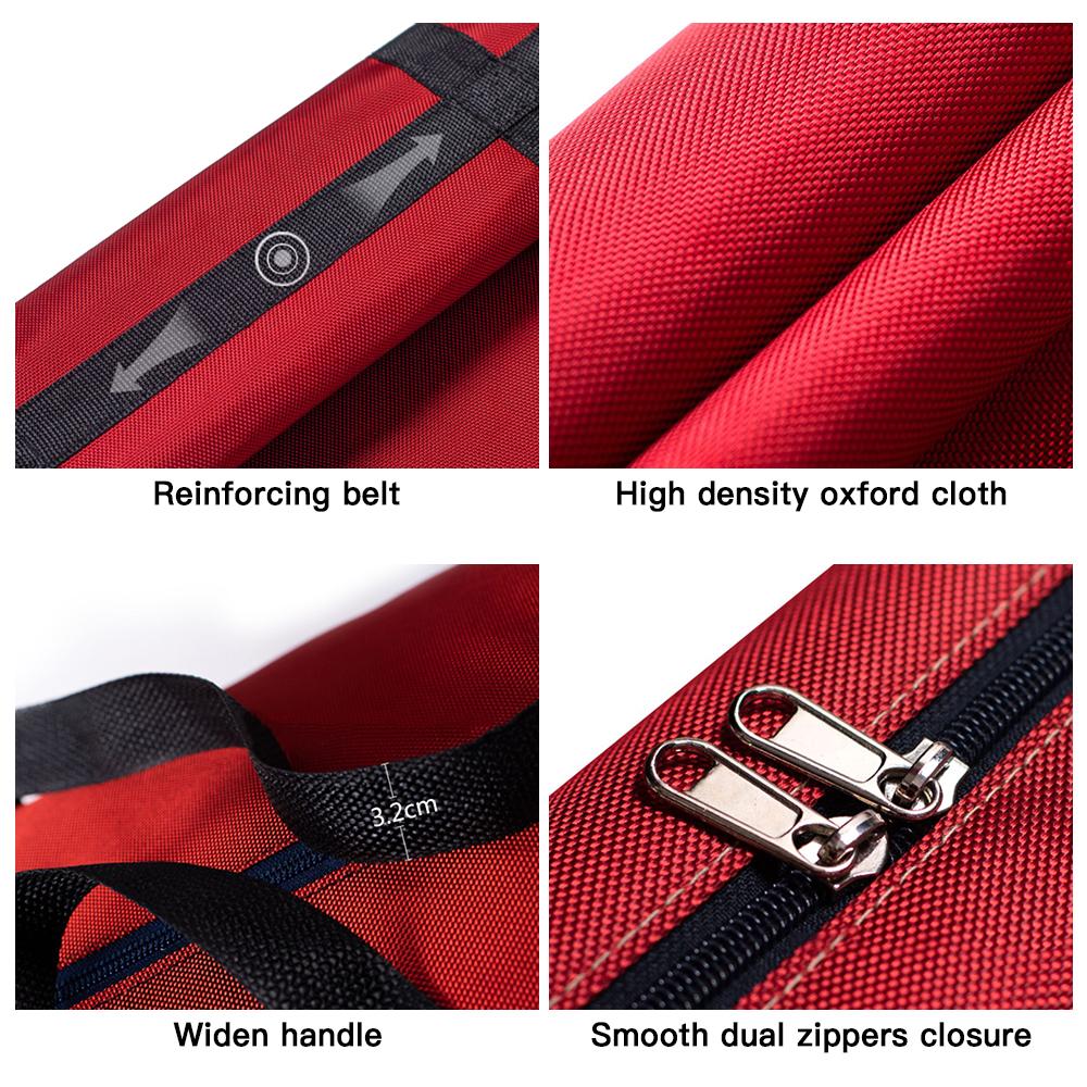 Túi Xách Dung Tích Cực Lớn Có Dây Kéo Vải Oxford Có Thể Gập Lại