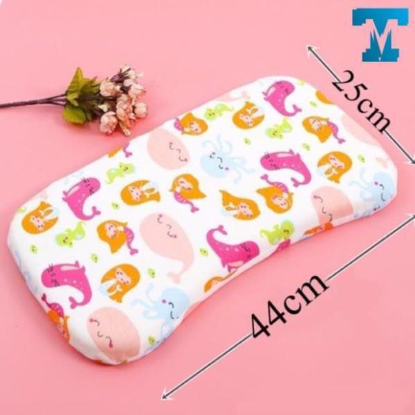Gối Cao Su Non BABY Chống Bẹp Đầu Cho Bé Mềm Mịn Thoáng Khí LOẠI TO