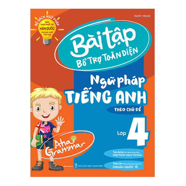 Combo 2 Cuốn Aha Grammar Ngữ Pháp Và Bài Tập Bổ Trợ Tiếng Anh Lớp 4