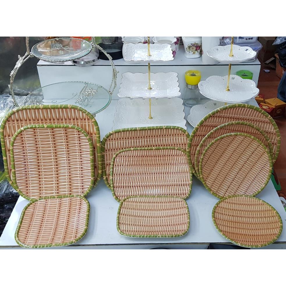 Mẹt phíp giả mây tre đan