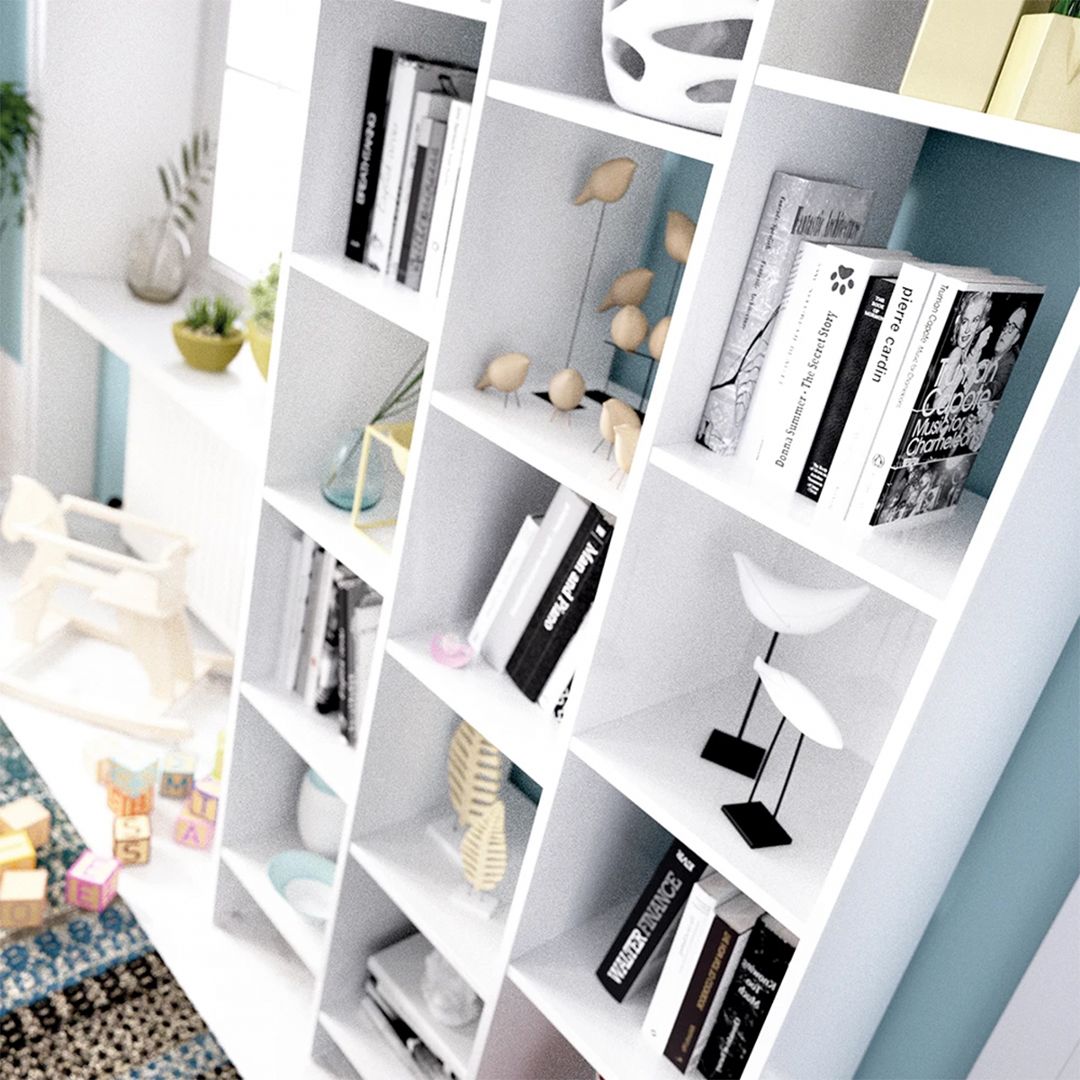 Giá sách gỗ công nghiệp hiện đại SMLIFE Betterman