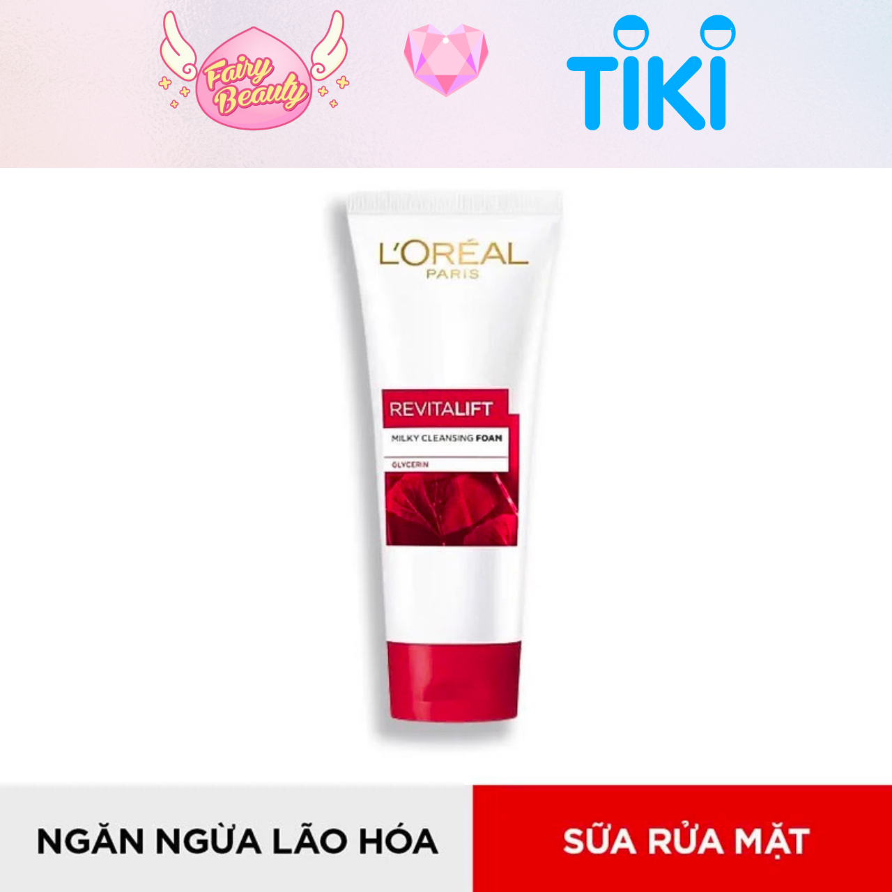 Sữa Rửa Mặt Cấp Ẩm Làm Sạch Tế Bào Chết Và Ngăn Ngừa Lão Hoá Chuyên Sâu Revitalift Cleansing Foam 100ml