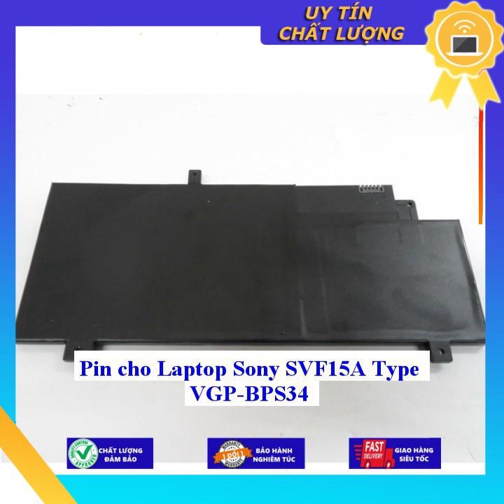 Pin cho Laptop Sony SVF15A Type VGP-BPS34 - Hàng chính hãng  MIBAT1235