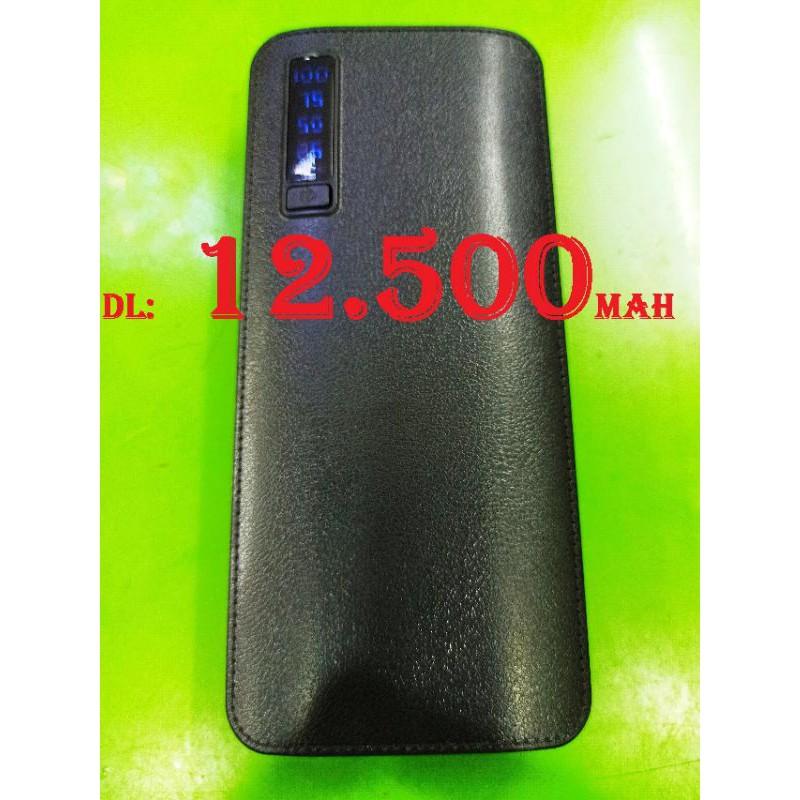 Sạc dự phòng 12.500mah vỏ da đen