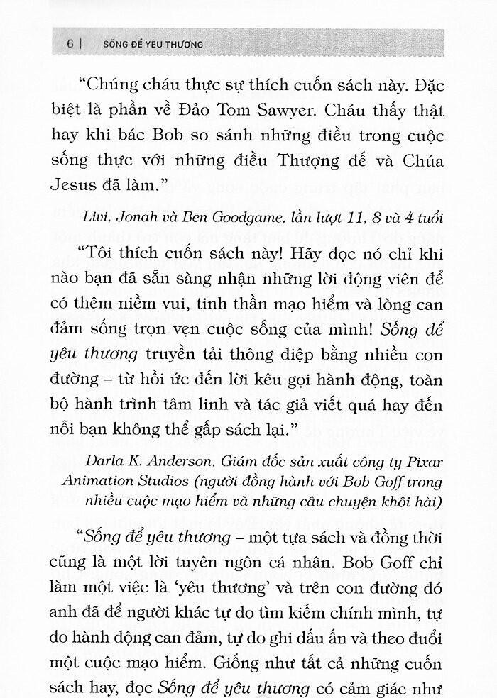Sống Để Yêu Thương