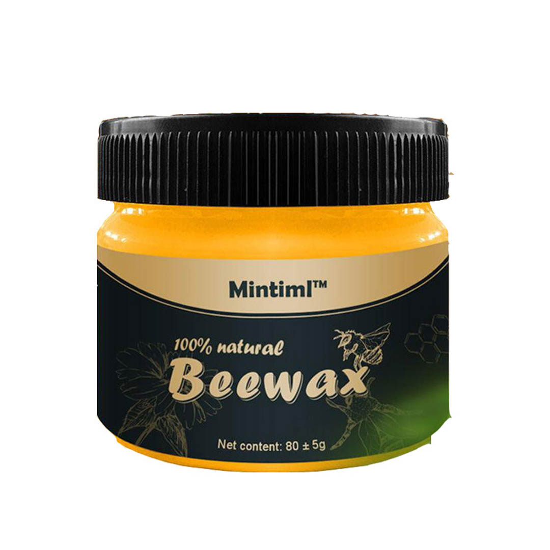 Sáp ong Beewax vệ sinh đánh bóng đồ gỗ nội thất chống thấm thành phần tự nhiên 103gr tặng kèm 2 khăn vải