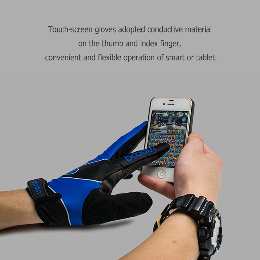 Găng tay thể thao BOODUN Sử dụng silicone chống mài mòn chống trượt trong tay, thiết kế ngón tay sử dụng được màn hình cảm ứng, chất liệu vải thoáng khí