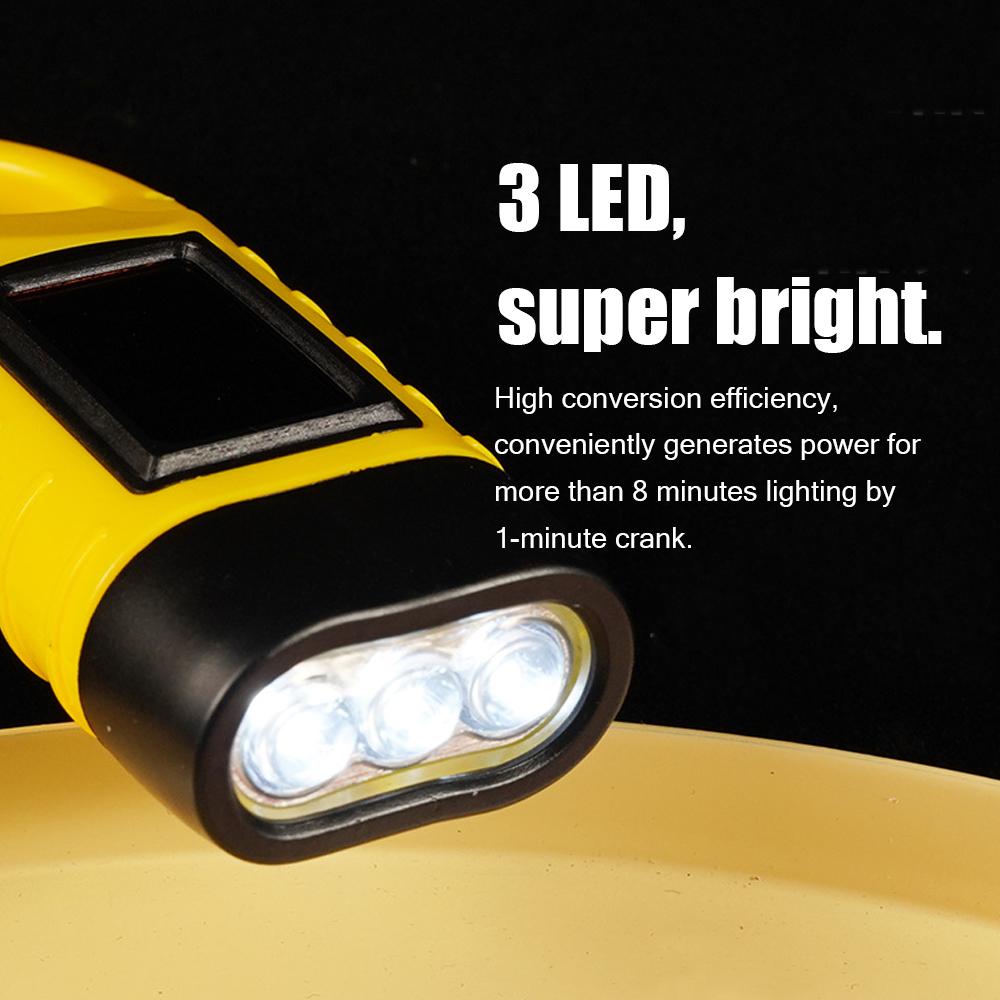 Đèn pin mini 3 LED chạy bằng năng lượng mặt trời