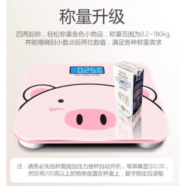CÂN ĐIỆN TỬ 3 TRONG 1 HÌNH LỢN MẪU MỚI 2020