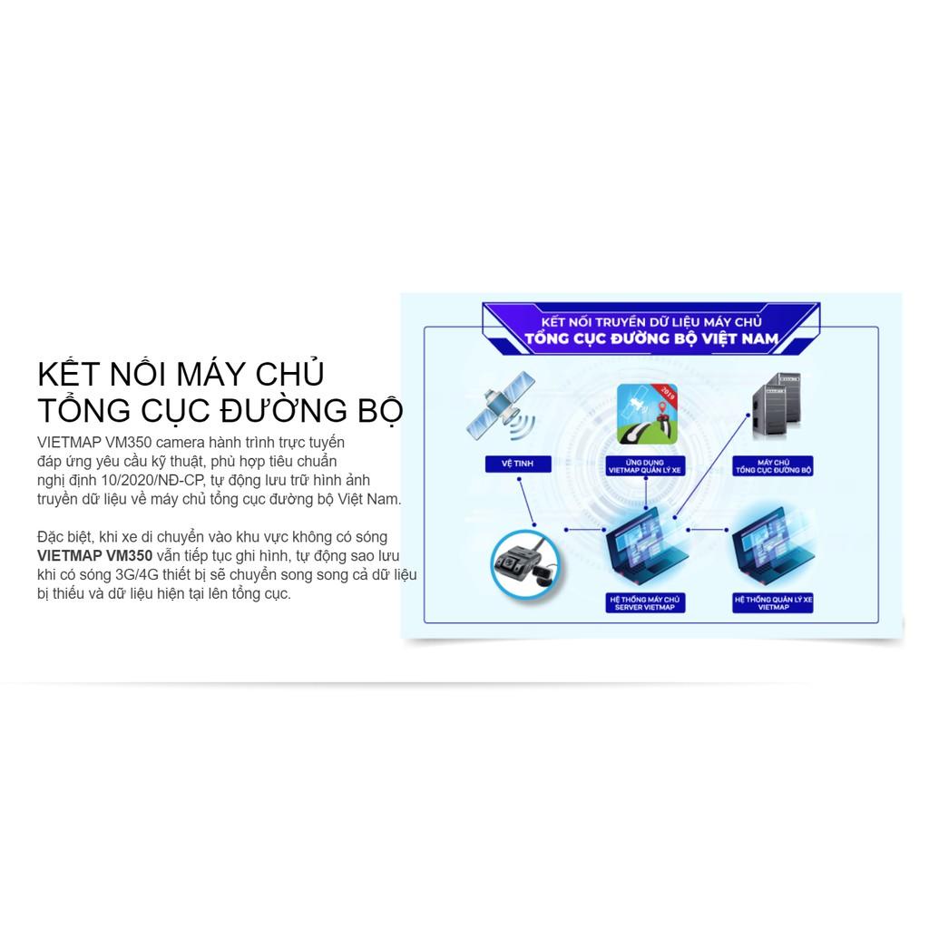 Camera hành trình Vietmap VM350 - Camera hợp chuẩn NĐ10/2020 - Hàng chính hãng