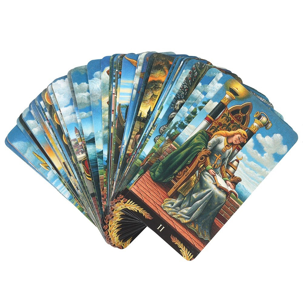 Bài Tarot Pre-Raphaelite 78 Lá Bài  Đá Thanh Tẩy