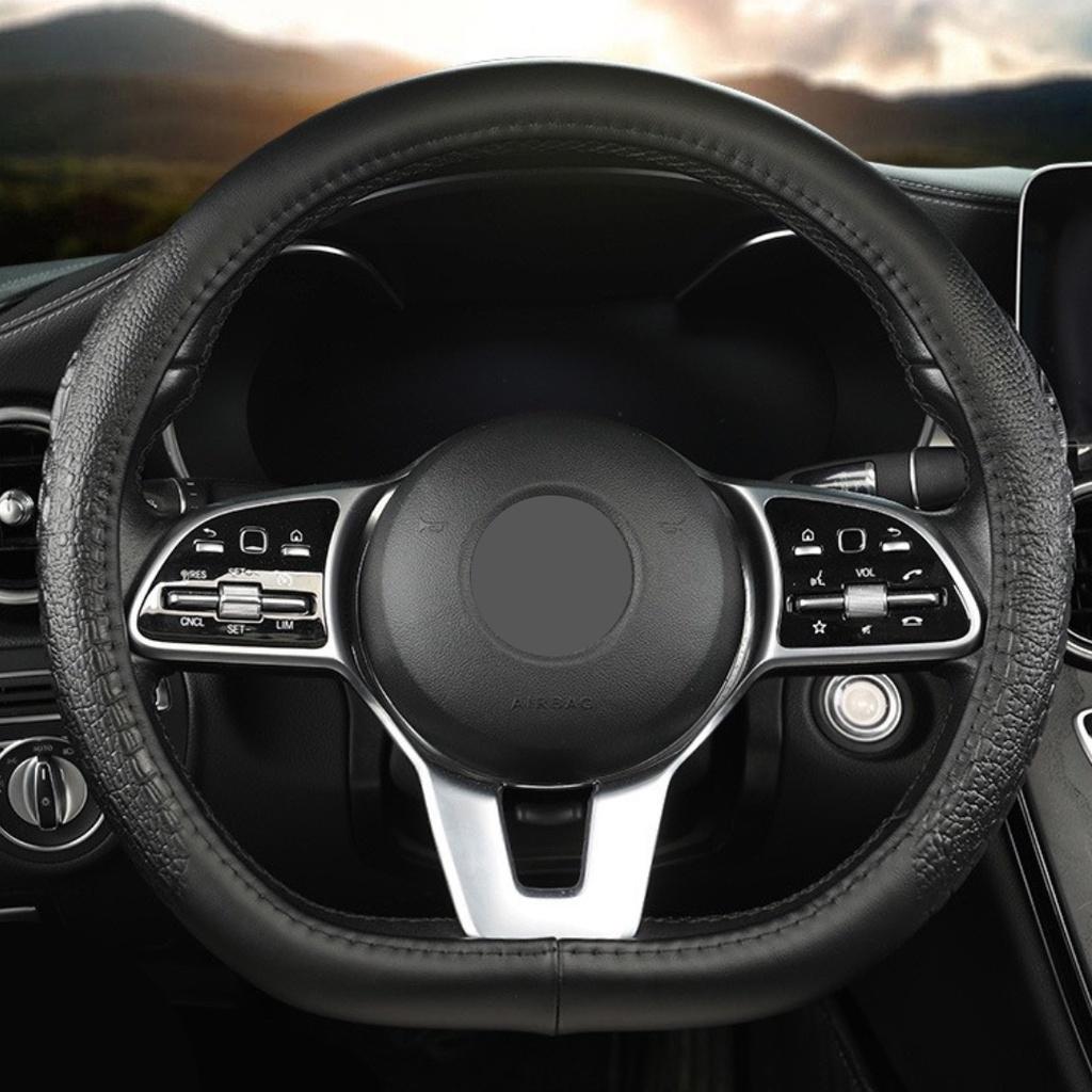 Bọc Vô Lăng ô tô BAIC X55 | Da Thật Khâu Tay Cao Cấp - Mã BLAGO