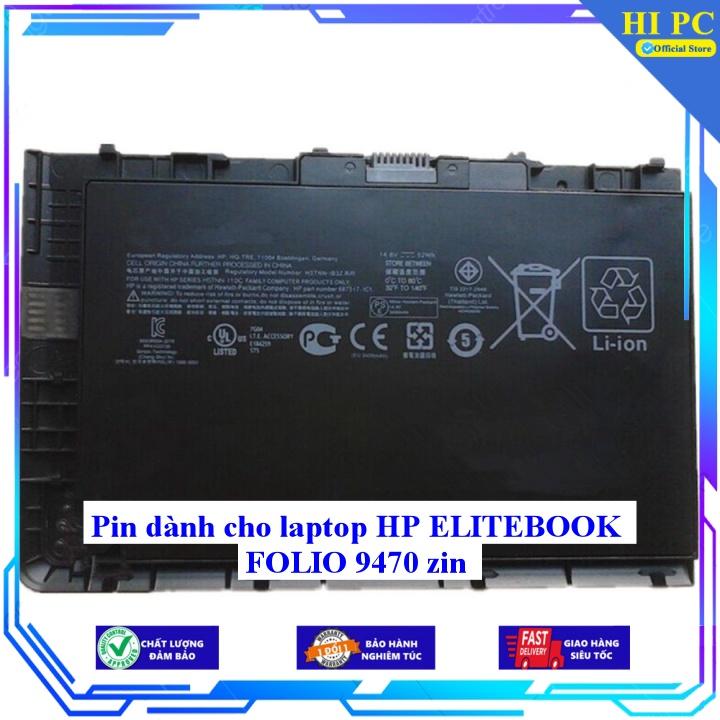 Pin dành cho laptop HP ELITEBOOK FOLIO 9470 - Hàng Nhập Khẩu