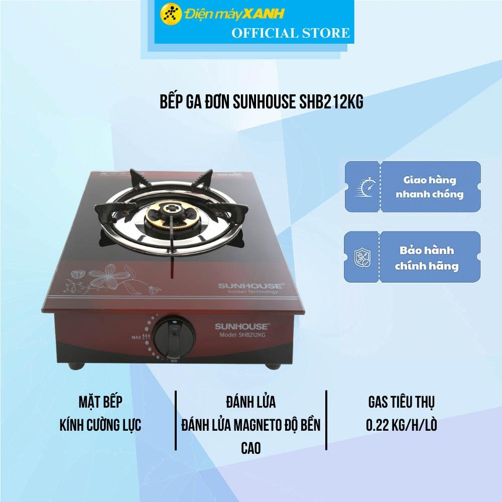 Bếp ga đơn Sunhouse SHB212KG - Hàng Chính Hãng