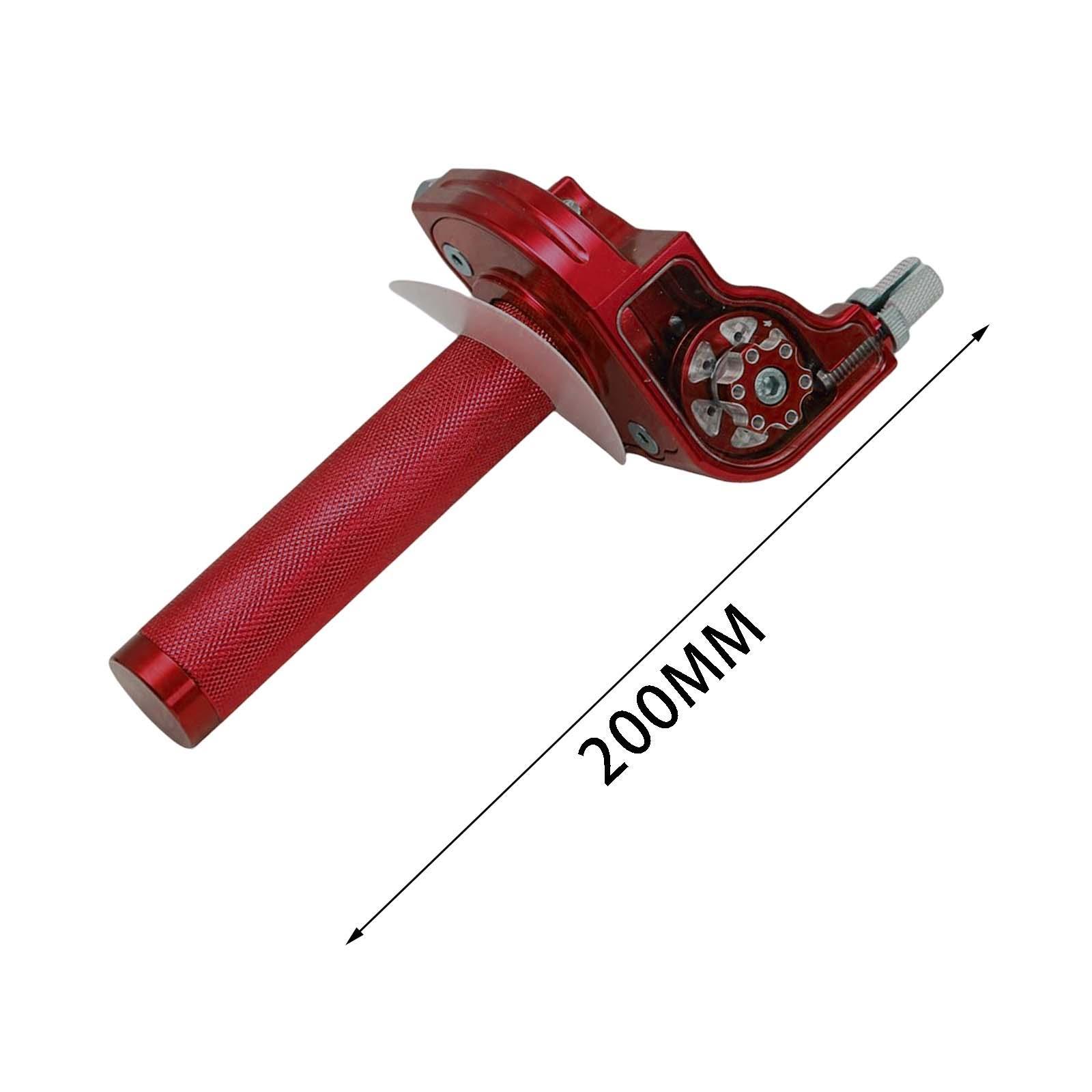 Throttle Grip Handlebar Grip  Aluminum Alloy 22mm Handlebar for Motorbike , Red