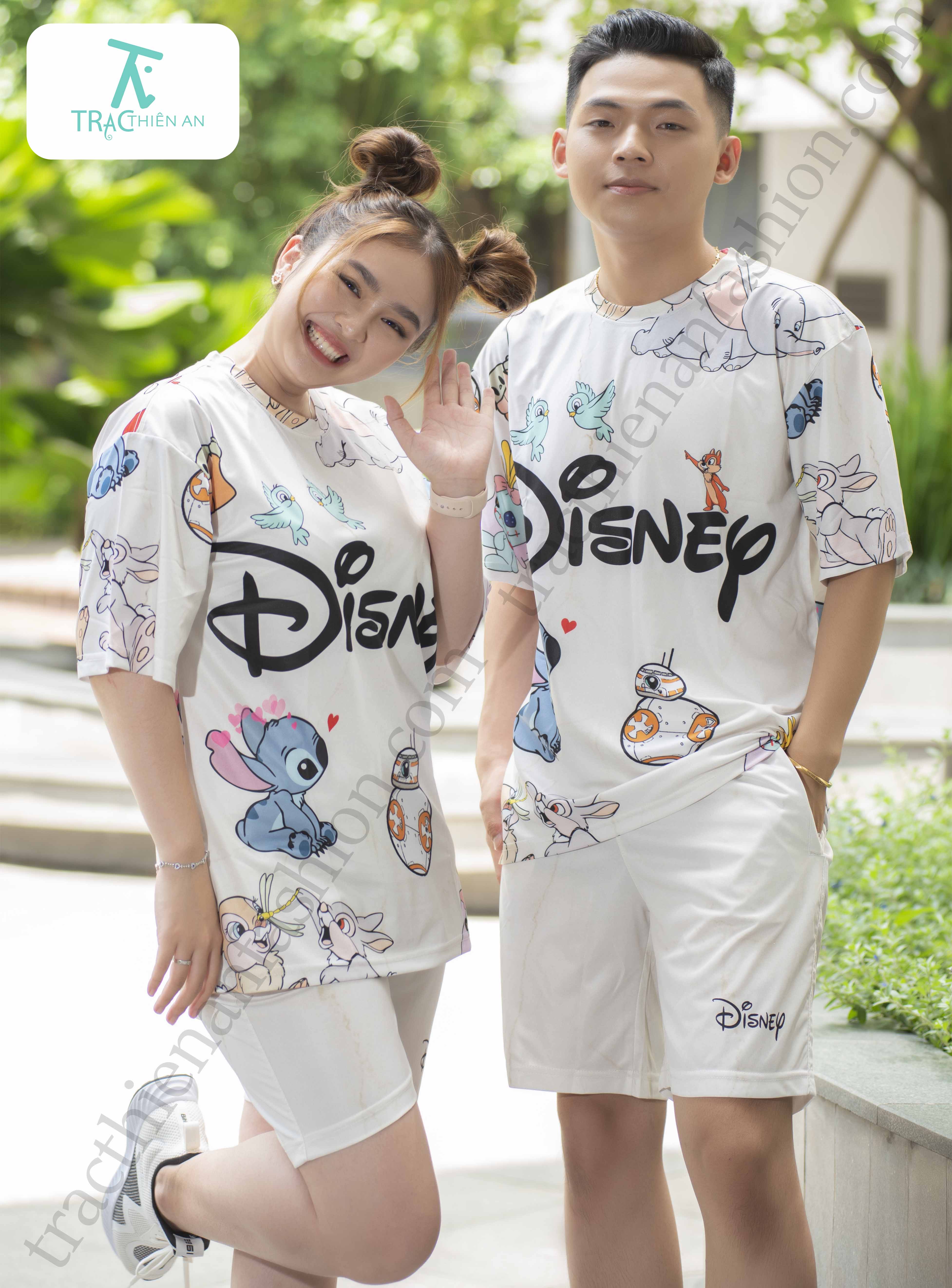Quần áo bộ D.I.S.N.E.Y Unisex - Dành cho các cặp đôi, giới trẻ năng động