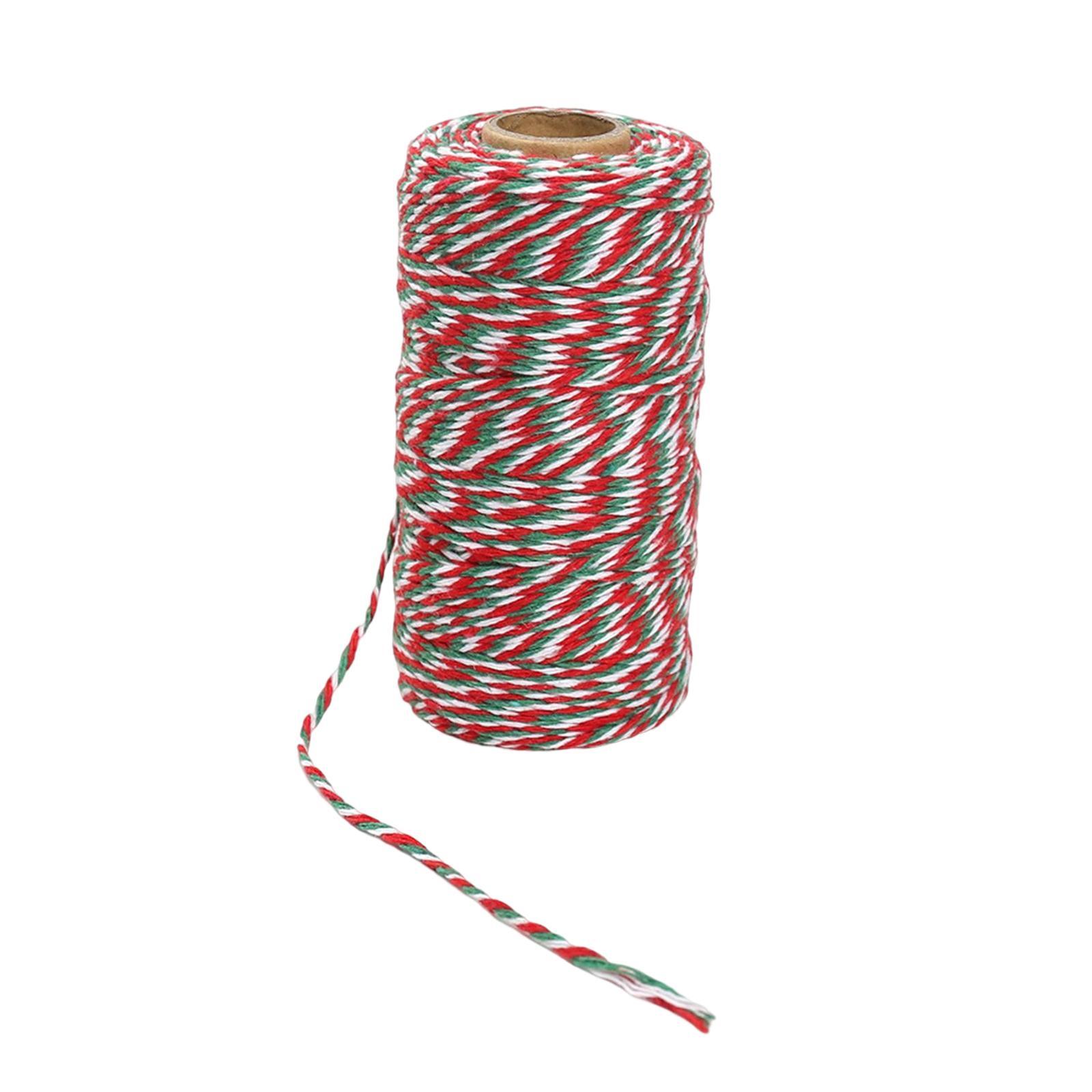 Xmas Twine Rope Craft Twine Rope Durable Rope for Gift Wrap Crafts