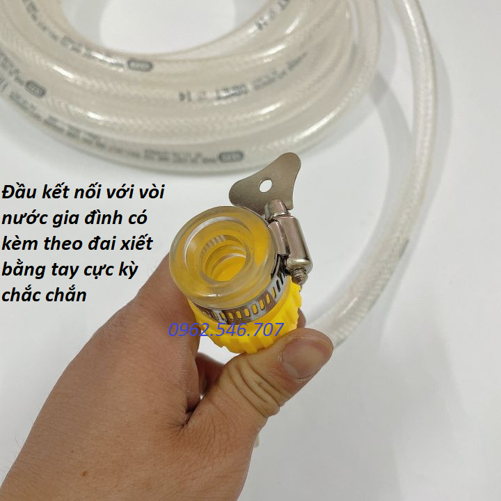 Nối nhanh cho vòi nước ra dây ống nước mềm ống 14 - 20mm dùng tưới cây hay rửa xe