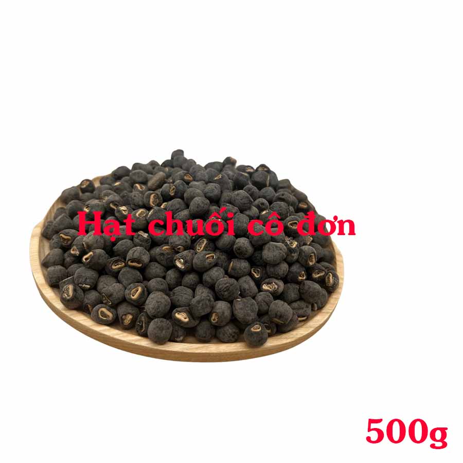 500gram Hạt chuối hột cô đơn khô sạch (hút chân không)