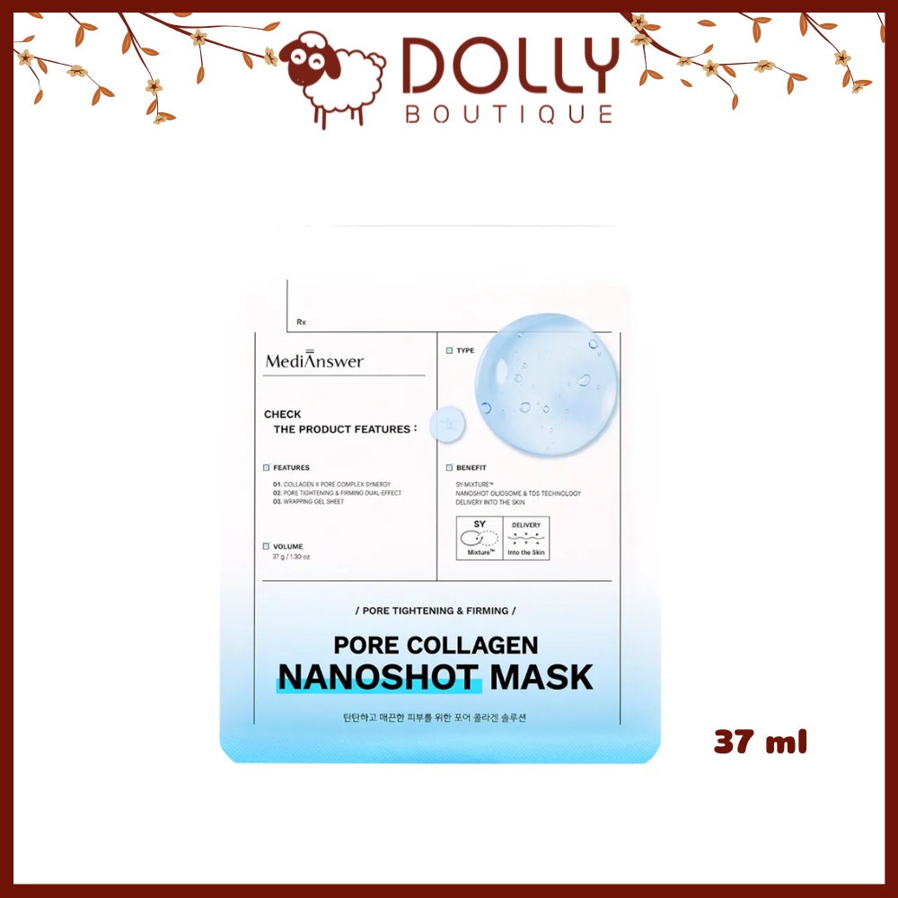 Mặt Nạ Dạng Thạch MediAnswer Collagen Nanoshot Mask 37G
