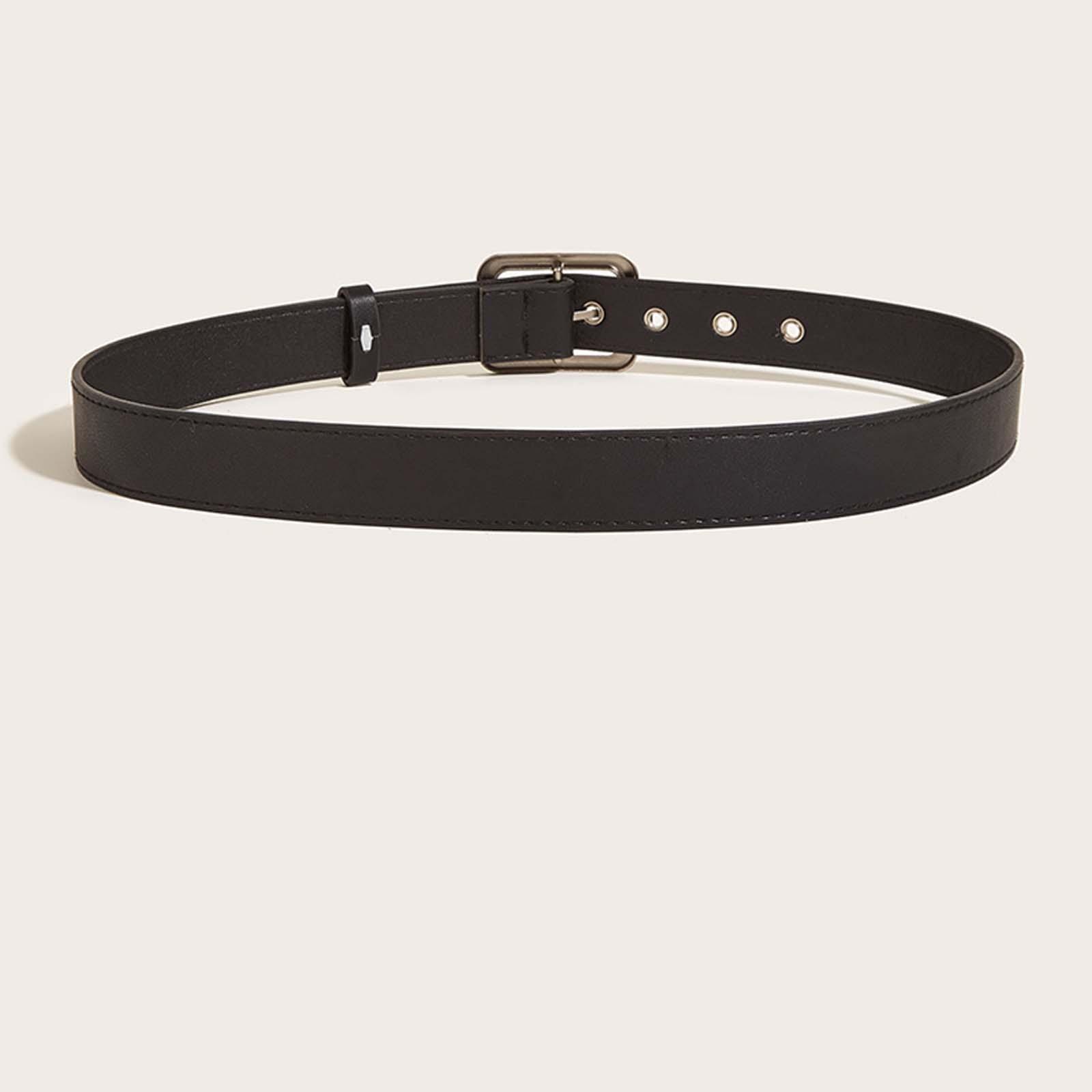 Men Pin Buckle Waist Belt PU Leather Fashion for Coats Daily wearing Street