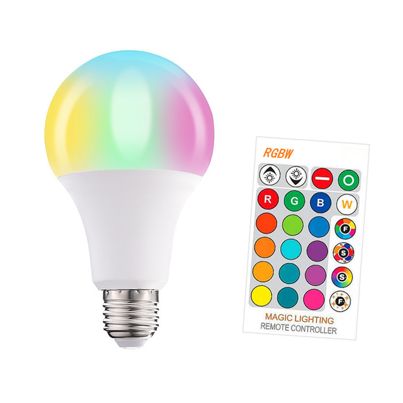 Bóng Đèn Led Bulb E27 Đổi Màu RGB Kèm Remote