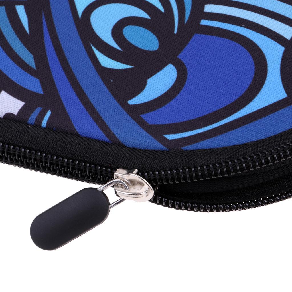 2 Pieces Durable Waterproof Pickleball Paddle Cover Neoprene Case Carrier Bag Zipper Pouch Holder Racket  Protector Accessories