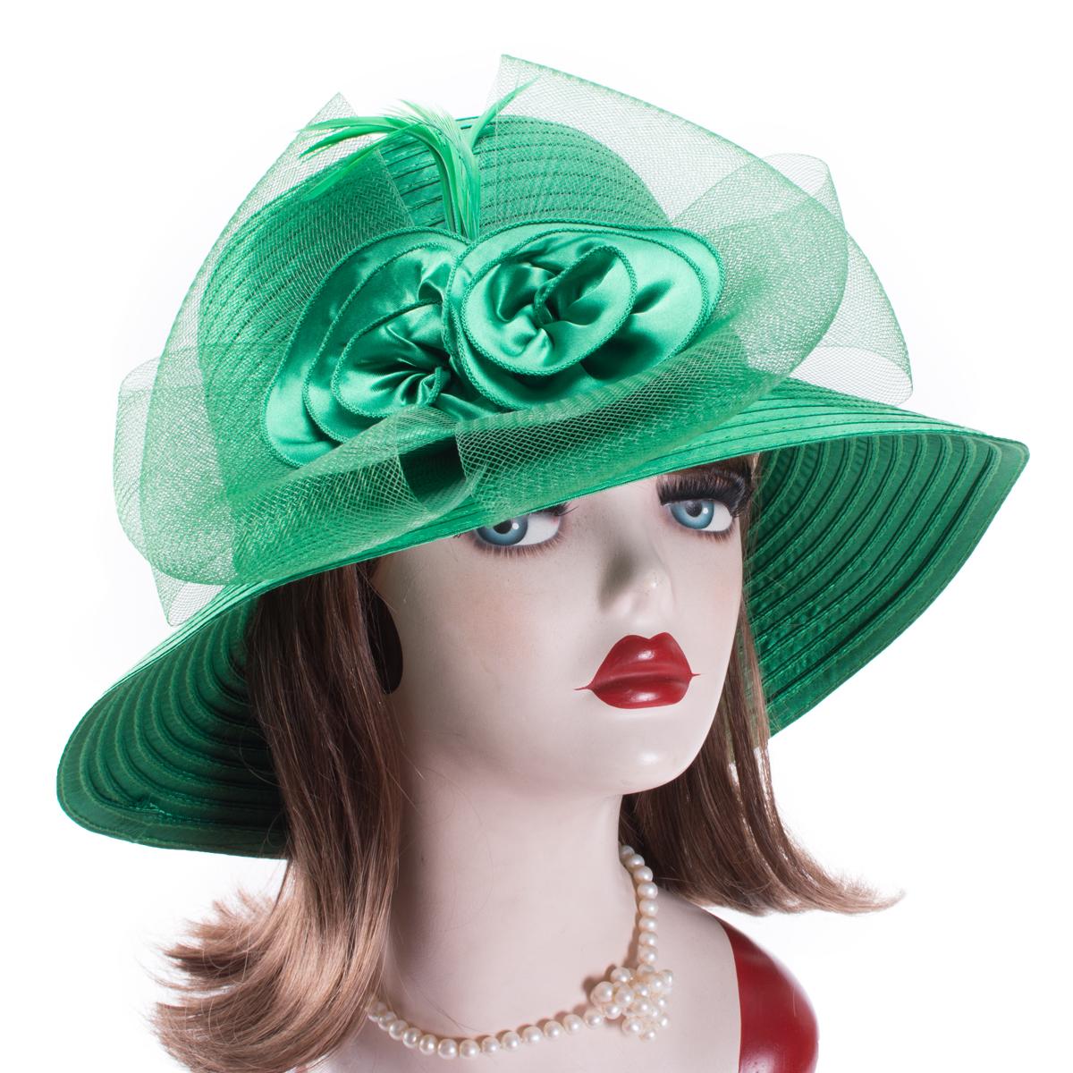 Nón Rộng Vành Nón Mùa Hè Cho Nữ Lông Vũ Lưới Fascinator Miếng Vải Cô Dâu Của Mẹ Nón Cưới Derby Giáo Hội Bãi Biển Nắp