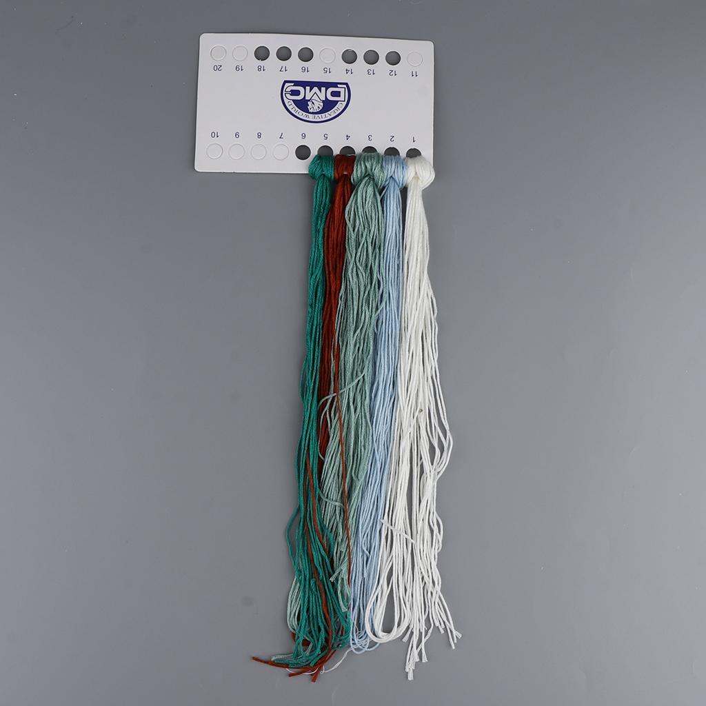 1 Set DIY Flower Wreath Pattern Needlework Kit Embroidery Starter Crafts Kit