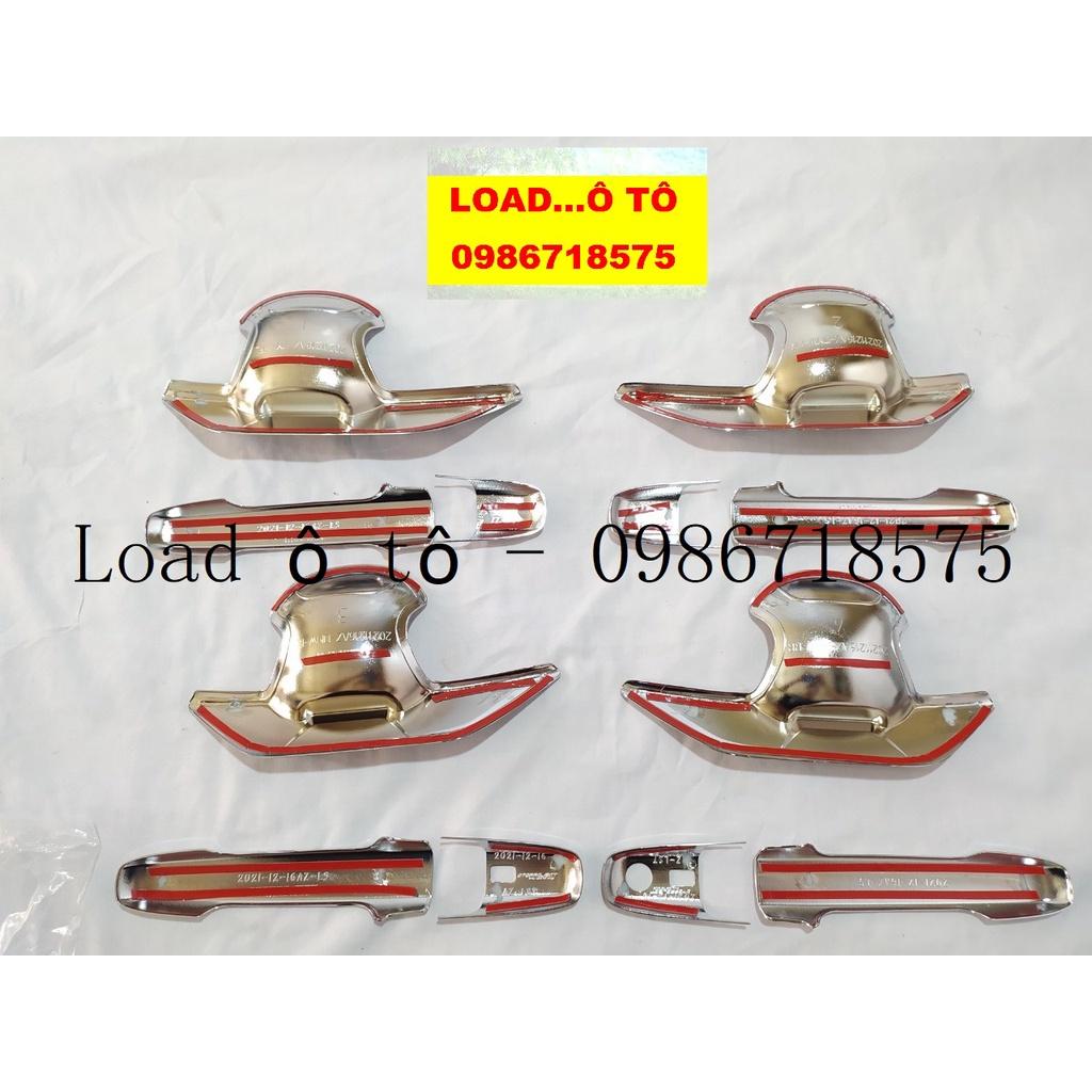 Ốp Tay Nắm, Hõm Cửa Xe Toyota Veloz 2022-2023 Mẫu Mạ Crom Sáng Bóng Cao Cấp