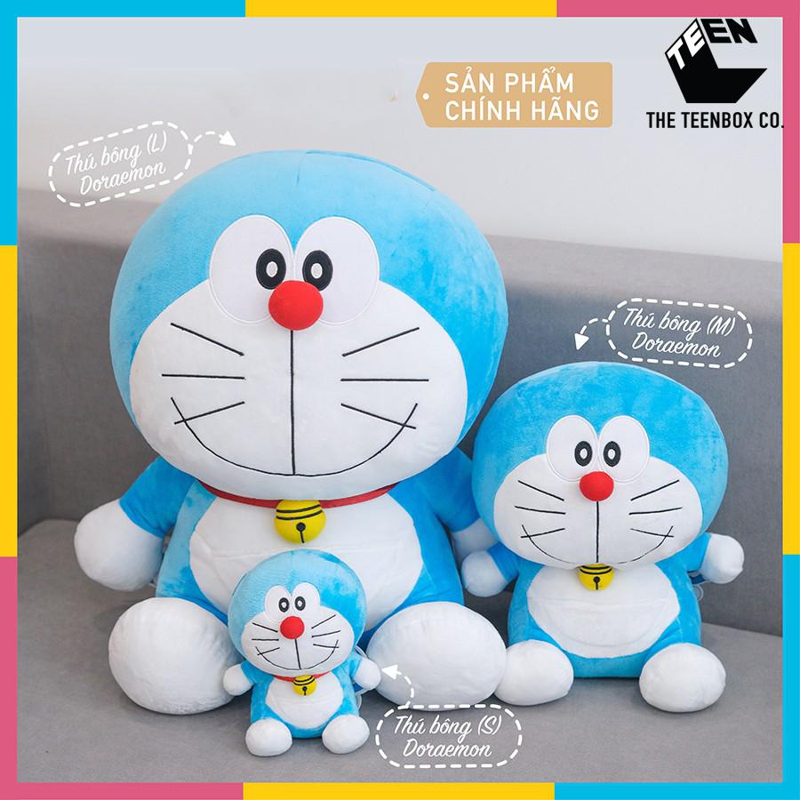 Thú bông Doraemon size S, Gấu bông Doraemon đáng yêu, Quà tặng cho bé, Sản phẩm chính hãng, Phân phối bởi Teenbox