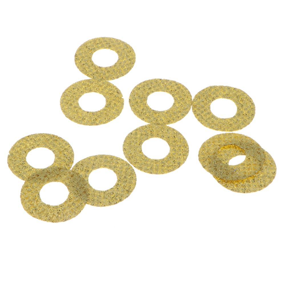 20pcs Plastic Safety Toy Eyes + Glitter Nonwovens + Washer 18mm Golden