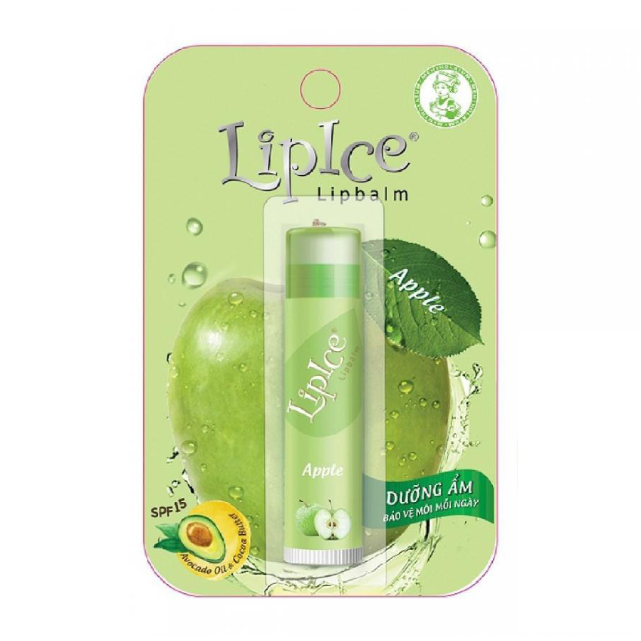 Son dưỡng không màu LipIce hương Táo 4.3g