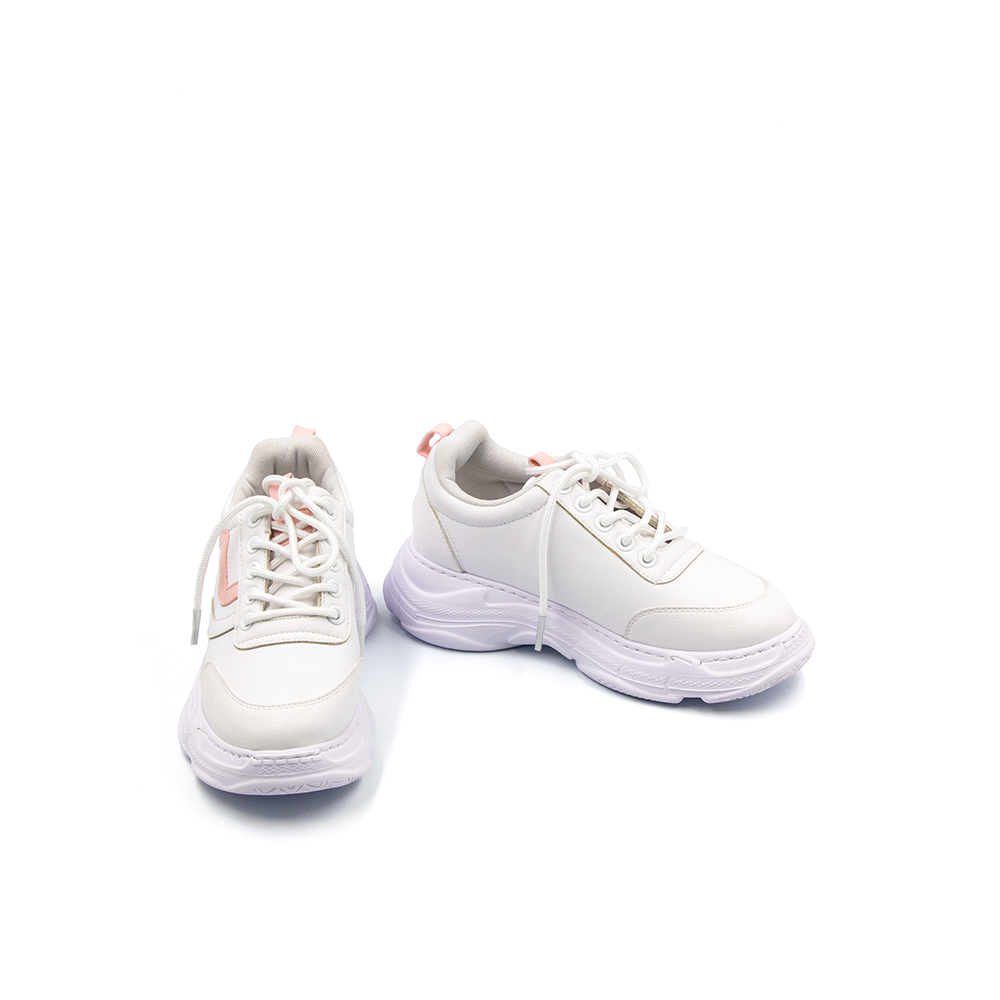 Giày Sneaker Nữ Đế Cao 7cm Da Microfiber Siêu Nhẹ Tomoyo TMW31608