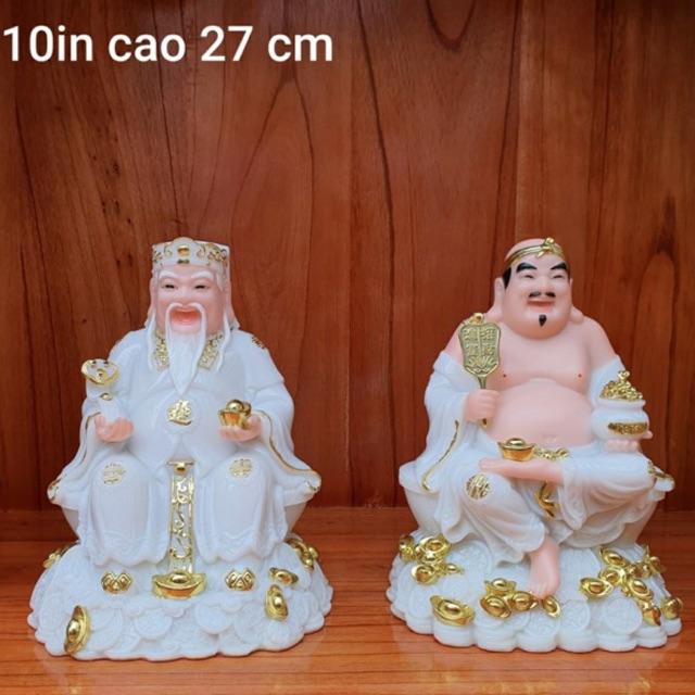 Cặp thần tài ông địa đá 10in cao 27 Cm mẫu mới rất đẹp