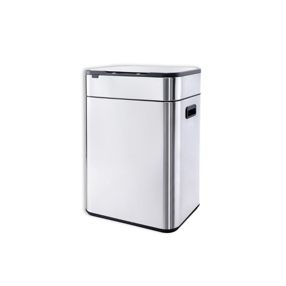 Thùng rác cảm ứng ELPHECO nắp inox 30L có thùng rác rời bên trong &amp; khử mùi ozone Hàng chính hãng