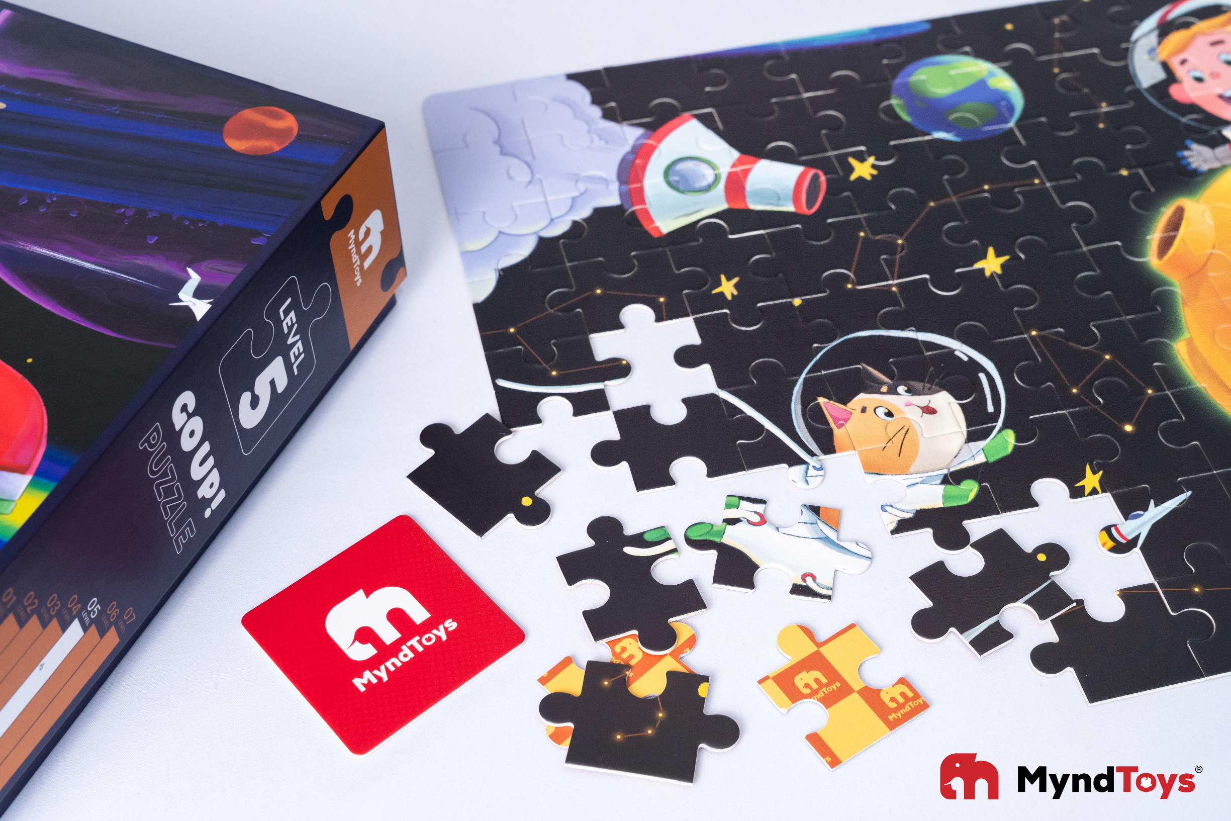 Đồ Chơi Xếp Hình MyndToys GO UP! Puzzle Level 5 - Luna Adventure Series P - Cuộc Du Hành Vũ Trụ