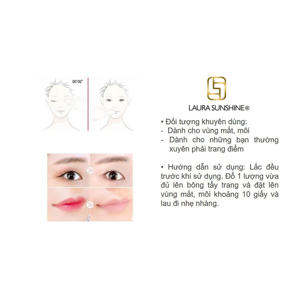 NƯỚC TẨY TRANG MẮT MÔI 2 LỚP HÀN QUỐC LAURA SUNSHINE LIP &amp; EYE REMOVER NHẬT KIM ANH