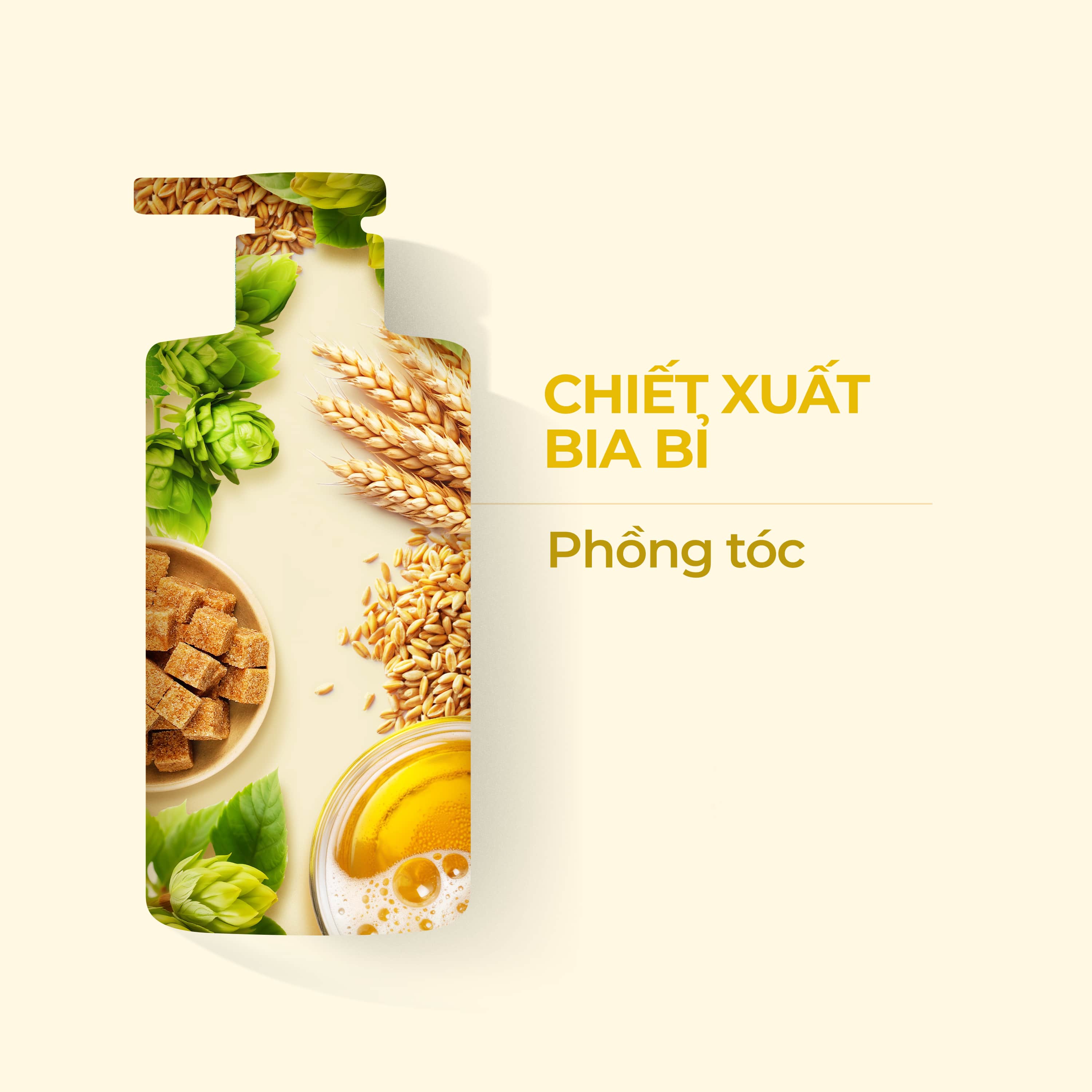 Dầu xả NATUFRÈS Belgian Favorite Bia Bỉ - Dưỡng tóc chắc khoẻ, bóng đẹp và dày bồng bềnh 250ml