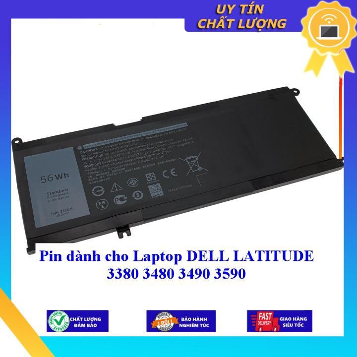 Pin dùng cho Laptop DELL LATITUDE 3380 3480 3490 3590 - Hàng Nhập Khẩu New Seal