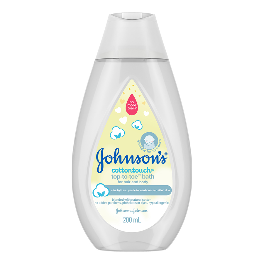 Sữa tắm gội toàn thân Johnson's Baby mềm mịn (200ml)