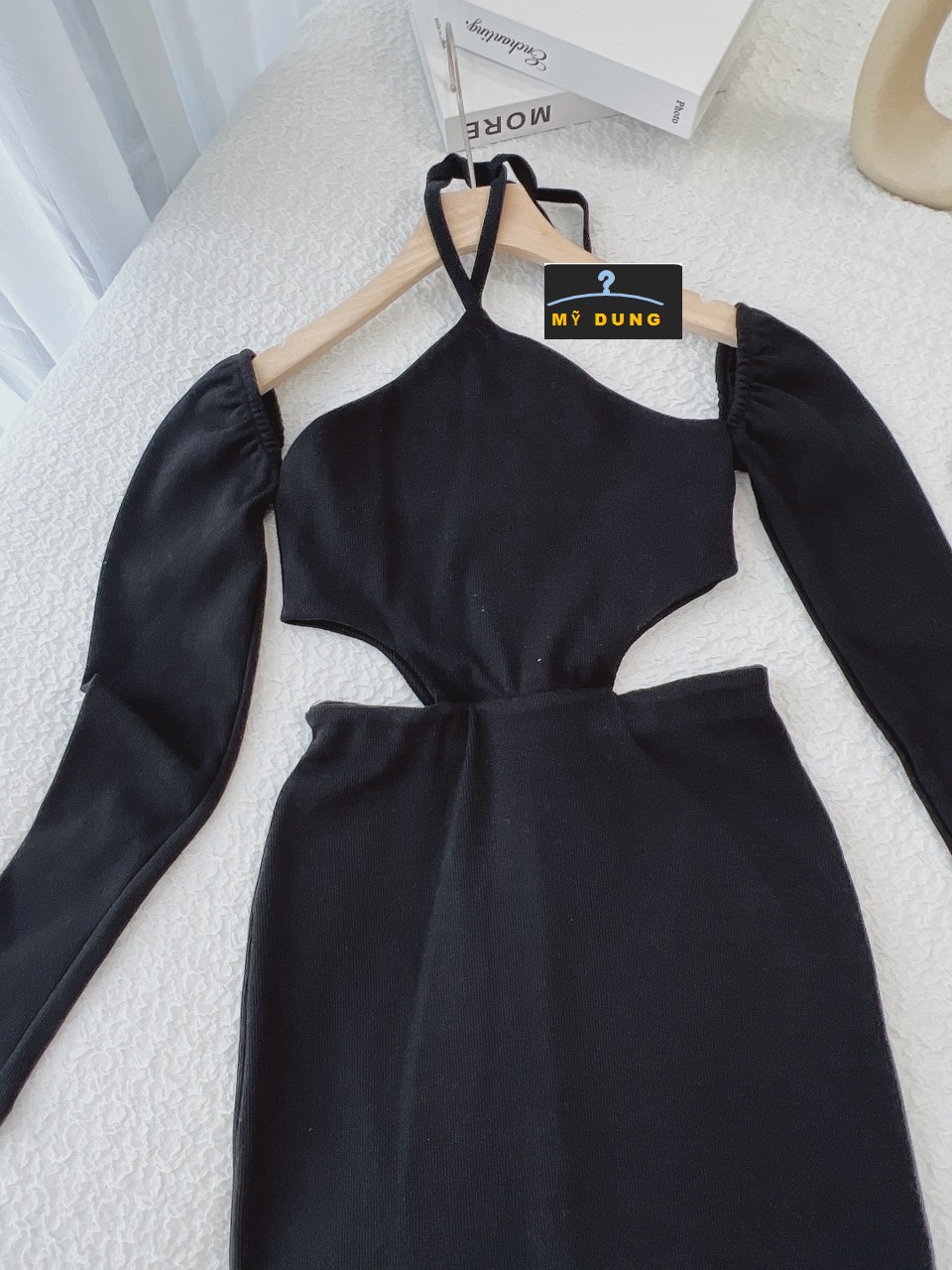 ĐẦM BODY DÁNG MAXI CỔ YẾM CÚP NGỰC, KHOÉT EO- SIÊU TÔN DÁNG- GỢI CẢM