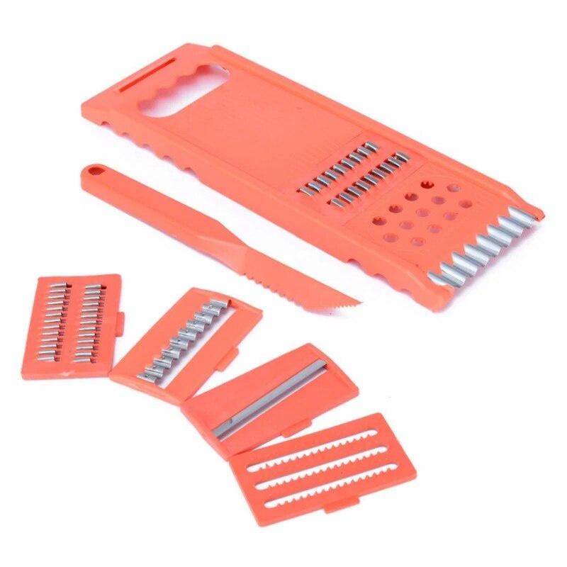 Multifunction Grater 7pcs/set Vegetable Fruit Potato Slicer Peeler Dicer Cutter Chopper Grater Kitchen Accessories Gadget