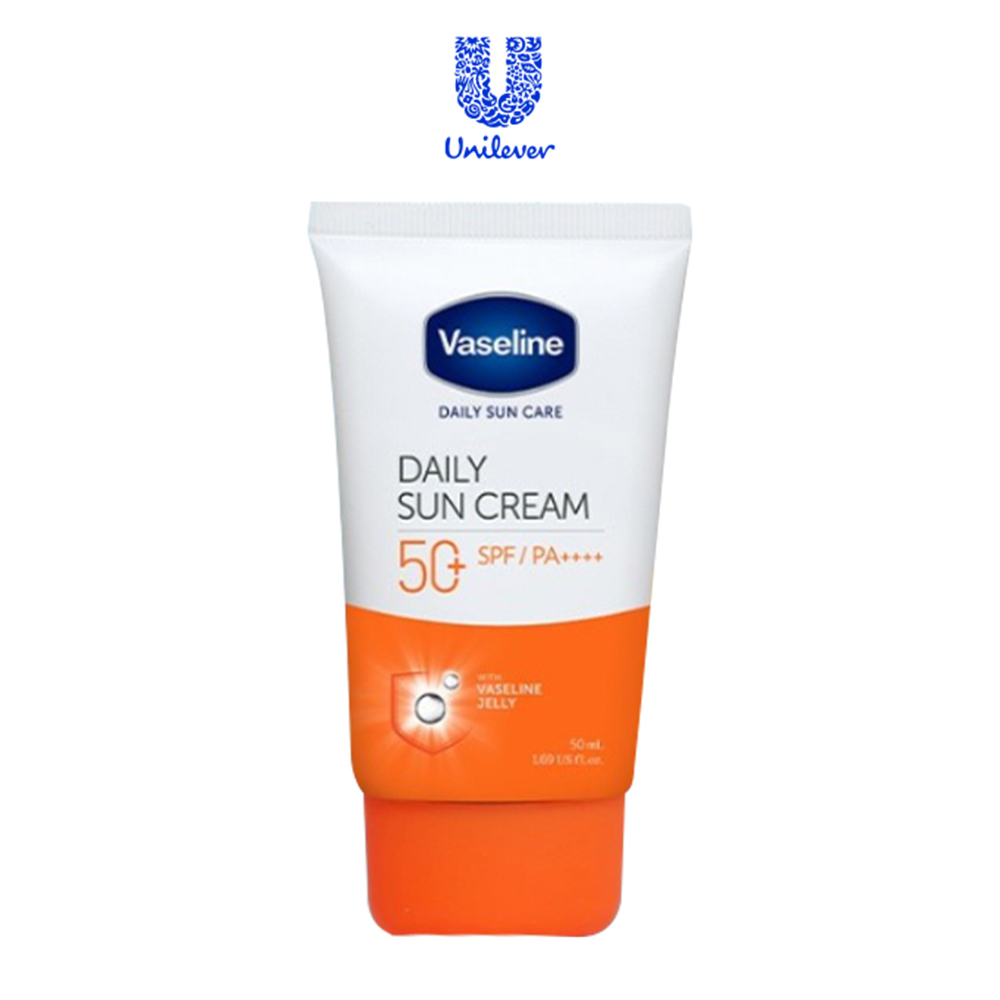 Kem chống nắng hàng ngày Vaseline Daily Sun Cream 50+ SPFPA++++ 50ml