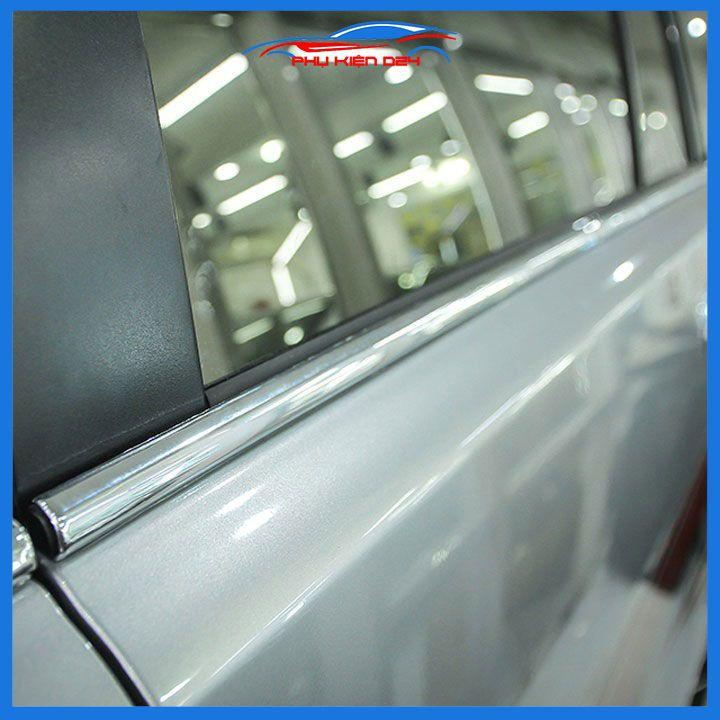 Bộ nẹp viền chân kính inox Tucson 2022-2023 Mẫu 6 Chi Tiết