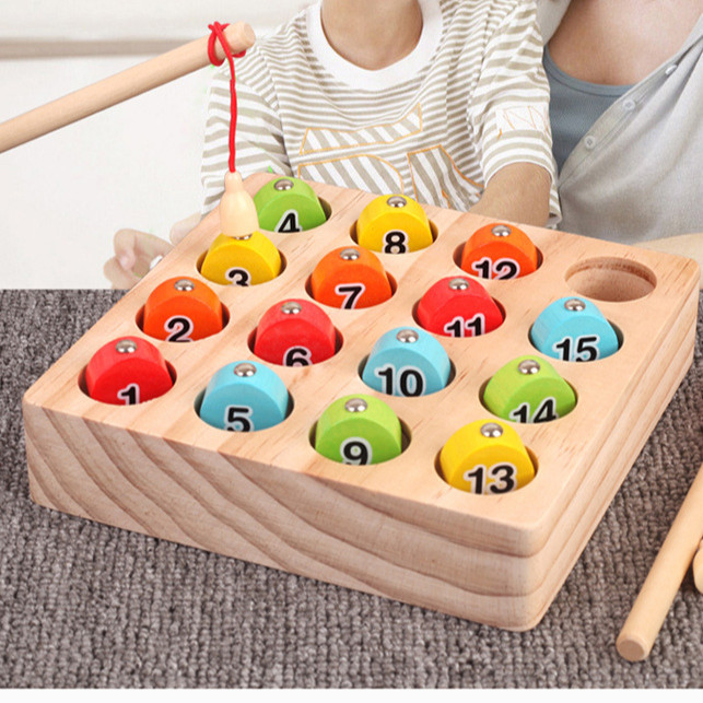 Đồ chơi câu cá học số đếm cho bé, đồ chơi giáo dục Montessori