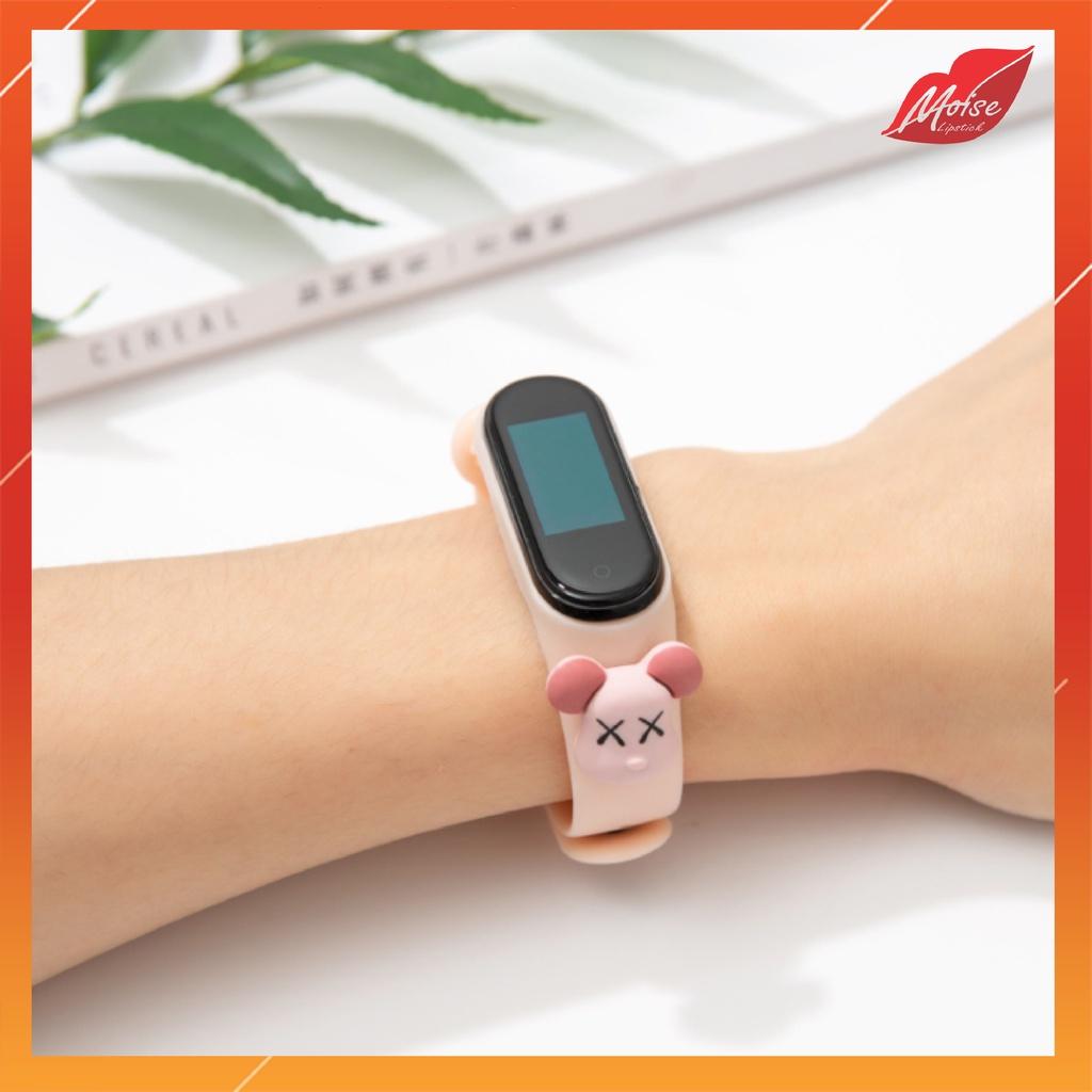 Đồng hồ điện tử, đồng hồ đeo tay trẻ em dây silicon chống thấm nước, đầy đủ mầu sắc