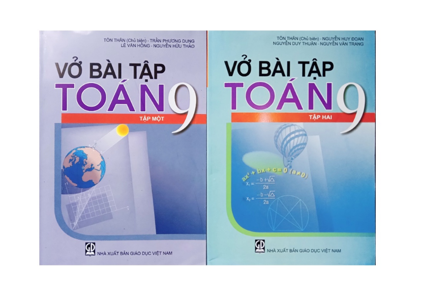 Sách - Combo Vở bài tập toán 9 - ( Tập 1 + Tập 2 )